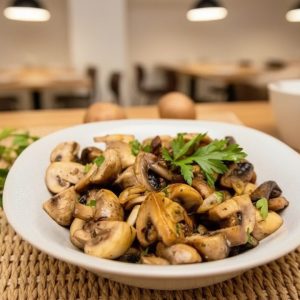 Champiñones al ajillo